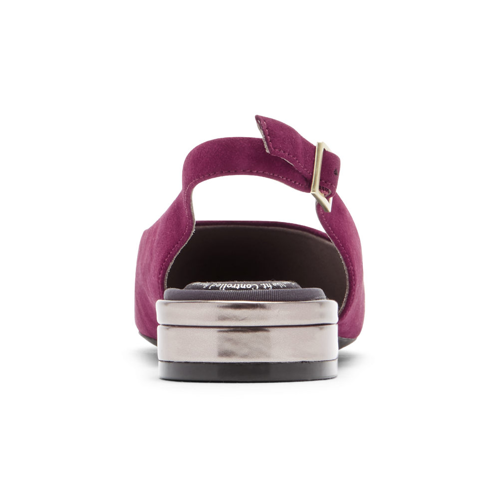 Slingback Rockport Mujer Mexico - Total Motion Adelyn Rosas - ZNQLA6237